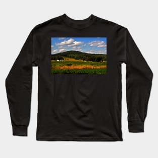 Blue Skies and Rolling Landscapes Long Sleeve T-Shirt